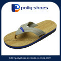 Mens Thong Slipper Beleg auf Schuh Plain Beach Pool Gym